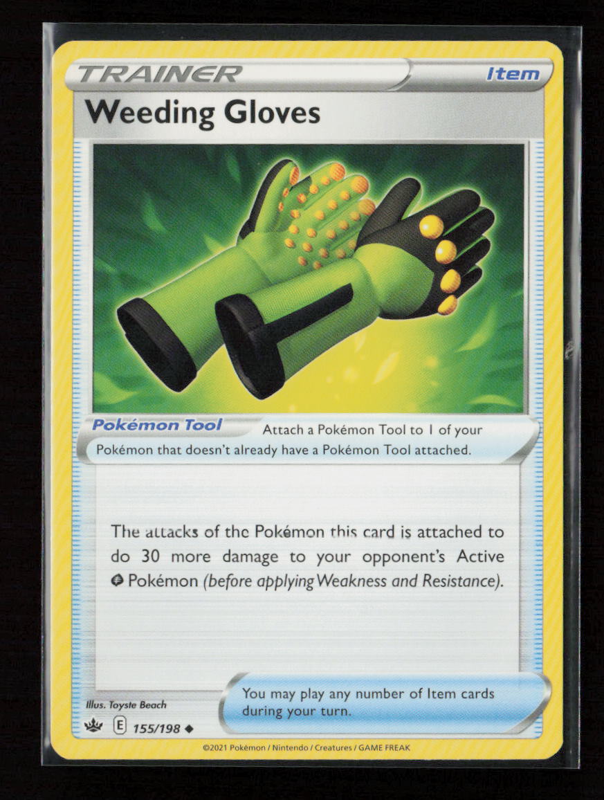 Weeding Gloves Uncommon SWSH06: Chilling Reign 155/198 LP