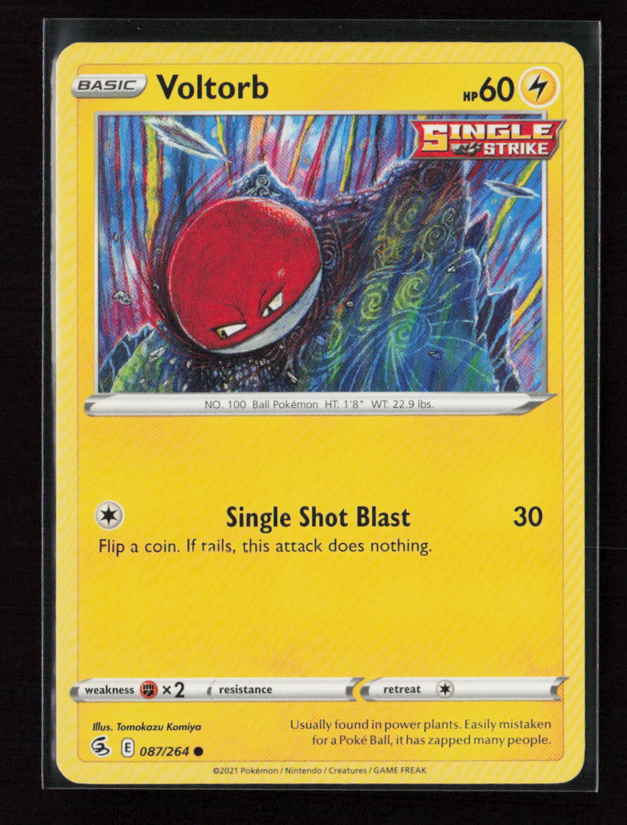 Voltorb Common SWSH08: Fusion Strike 087/264 LP
