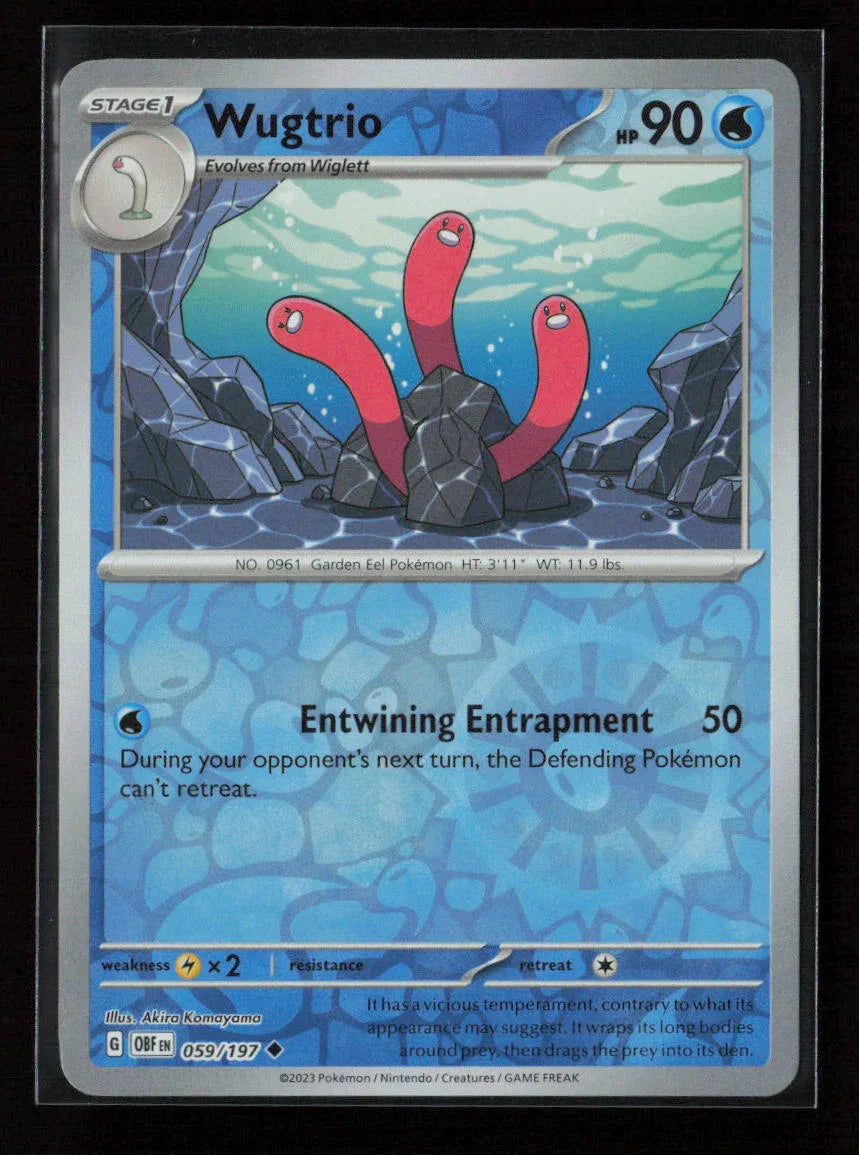 Wugtrio Uncommon SV03: Obsidian Flames 059/197 NM - Kang's Collectibles