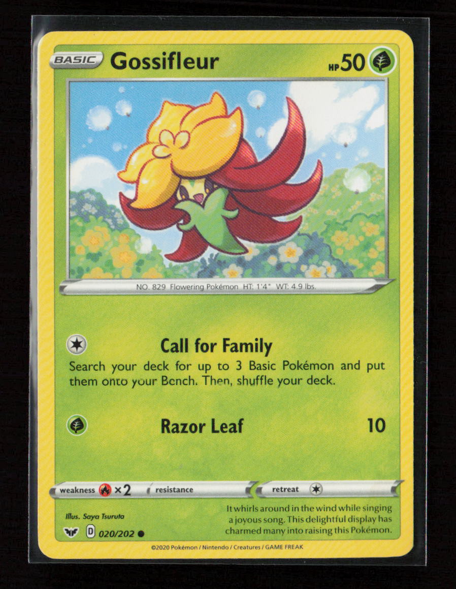 Gossifleur Common SWSH01: Sword & Shield Base Set 020/202 LP