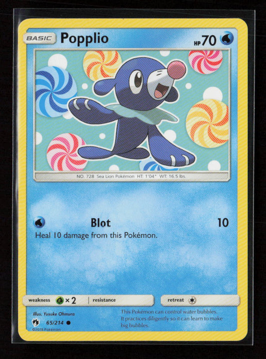 Popplio (65) Common SM - Lost Thunder 65/214 LP