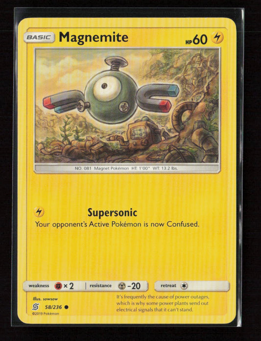 Magnemite Common SM - Unified Minds 58/236 LP