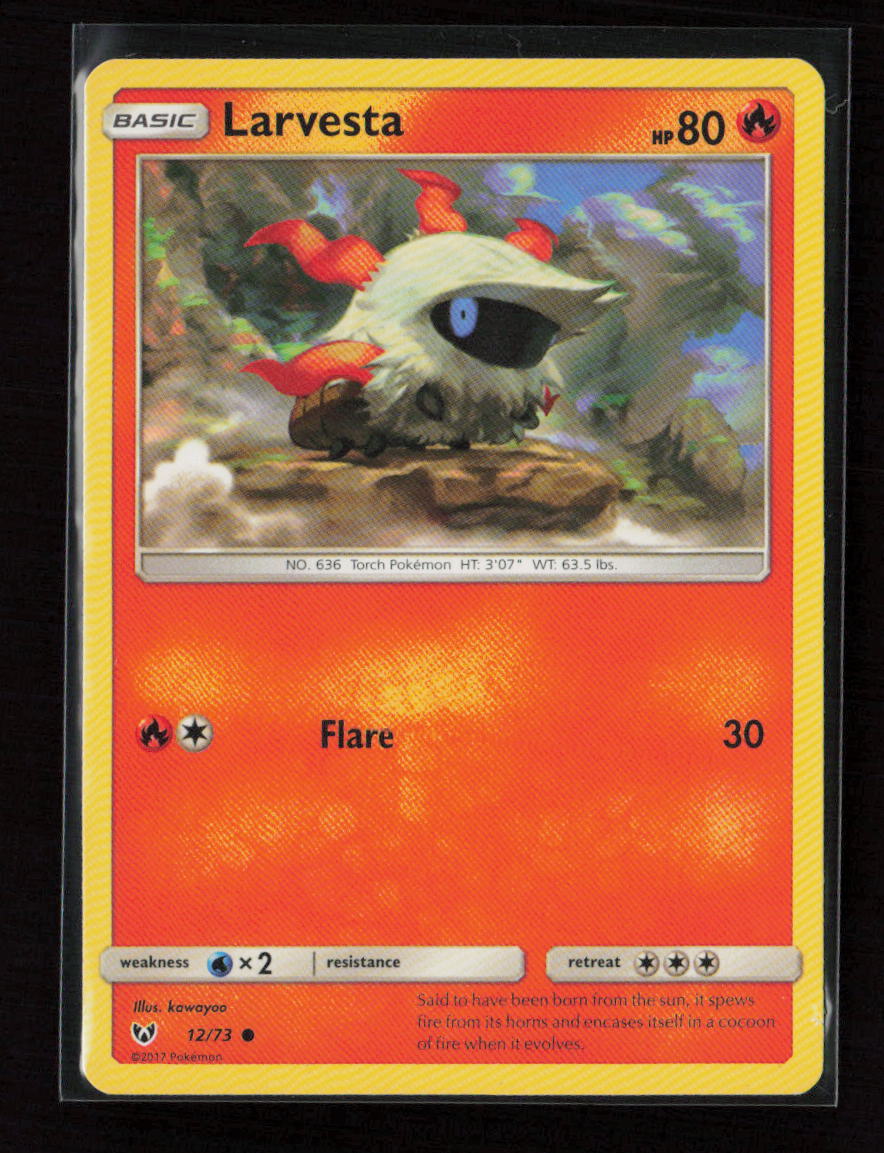 Larvesta Common Shining Legends 12/73 LP