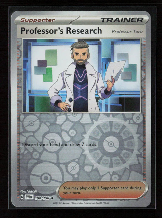 Professor's Research - Rare SV01: Scarlet & Violet Base Set 190/198 NM - Kang's Collectibles
