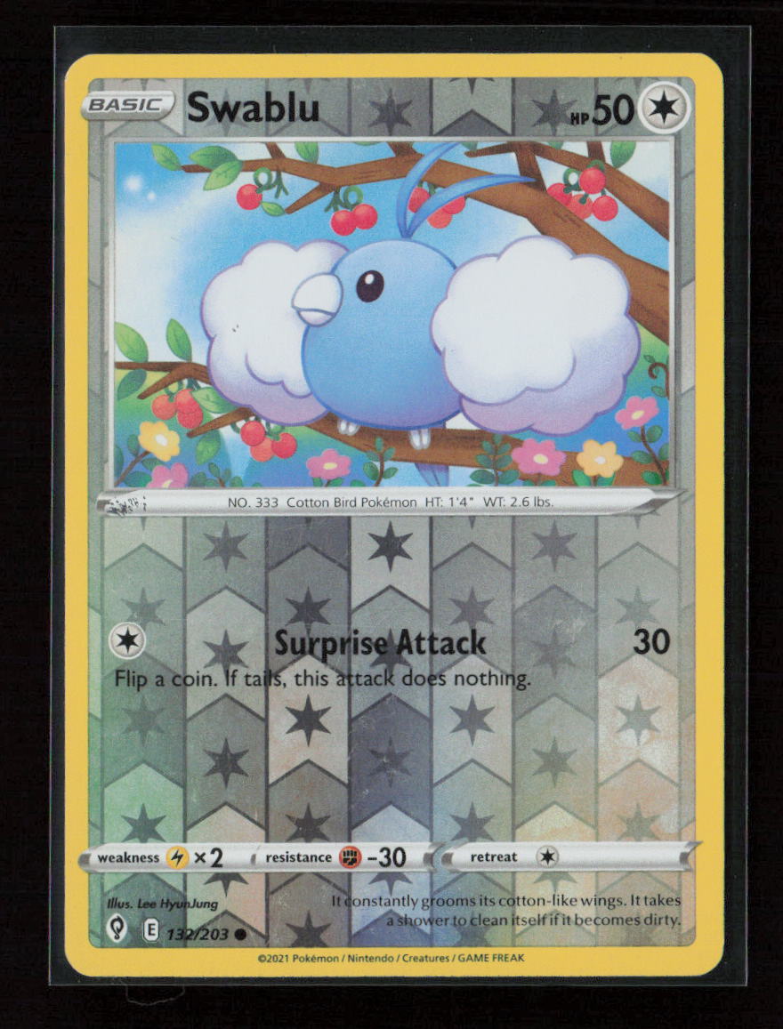 Swablu Common SWSH07: Evolving Skies 132/203 NM