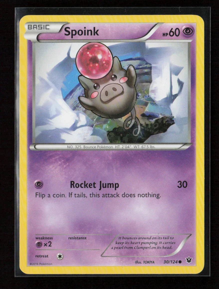 Spoink Common XY - Fates Collide 30/124 NM - Kang's Collectibles