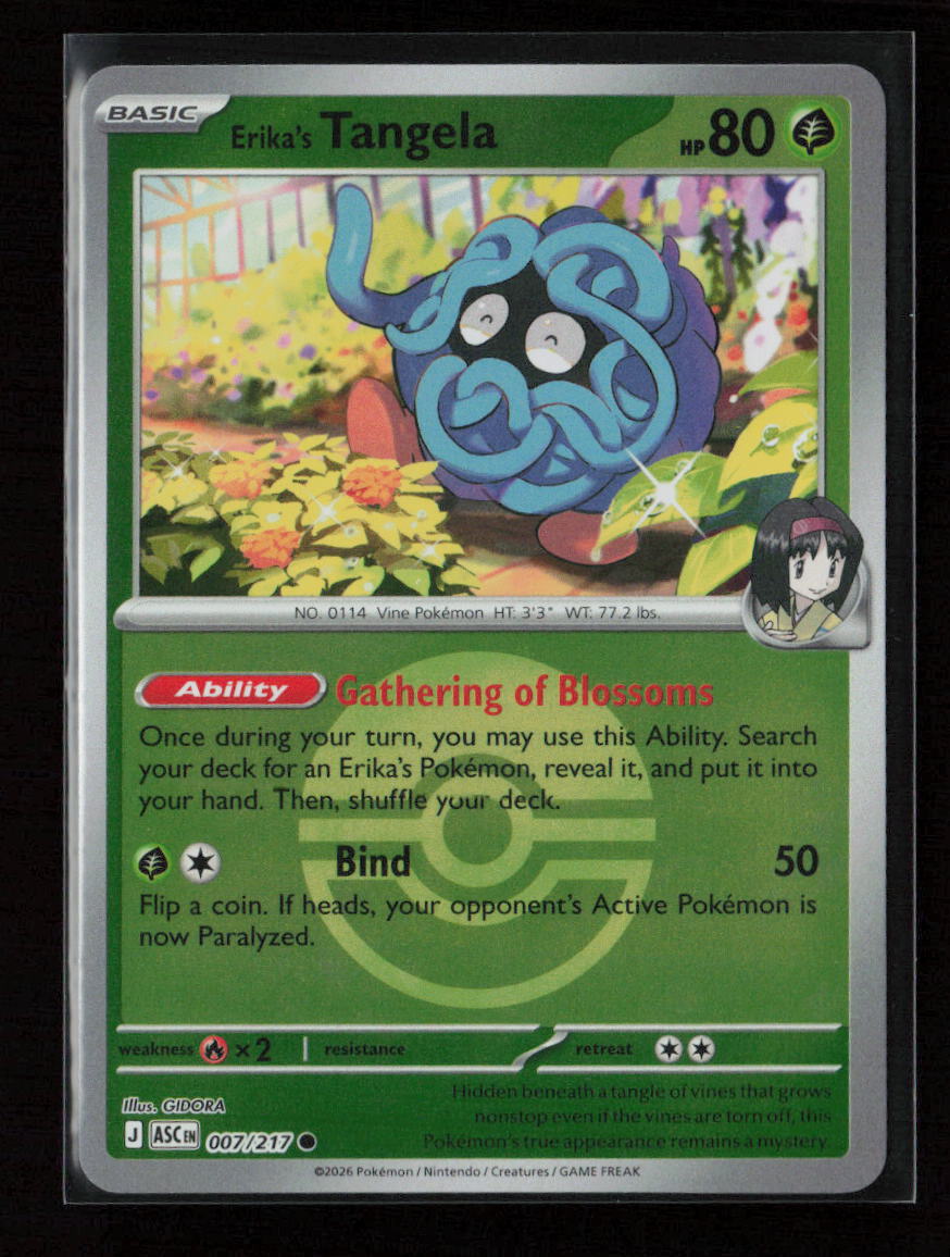 Erika's Tangela - Common ME: Ascended Heroes 007/217 NM