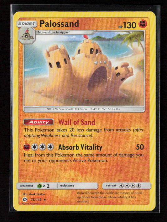Palossand Rare SM Base Set 75/149 LP