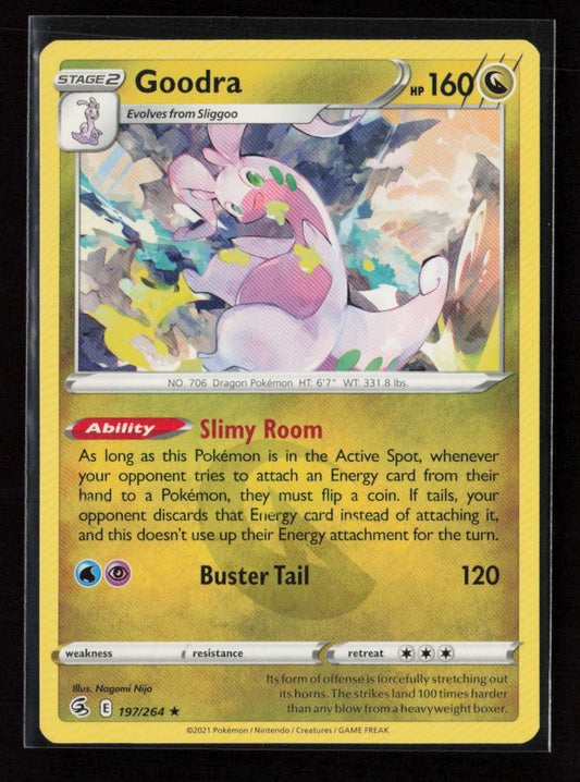 Goodra Rare SWSH08: Fusion Strike 197/264 LP