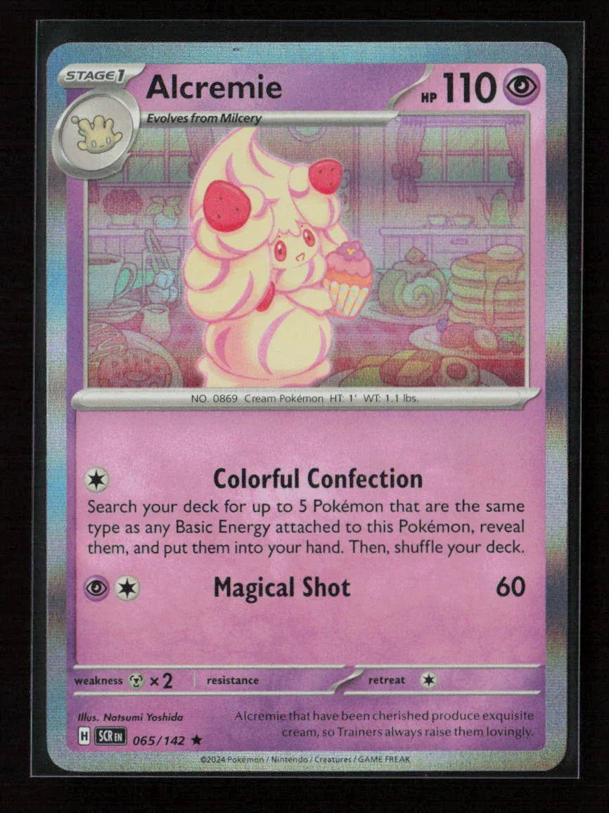 Alcremie Rare SV07: Stellar Crown 065/142 NM - Kang's Collectibles