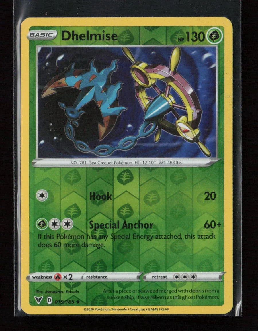 Dhelmise Uncommon SWSH04: Vivid Voltage 019/185 LP - Kang's Collectibles