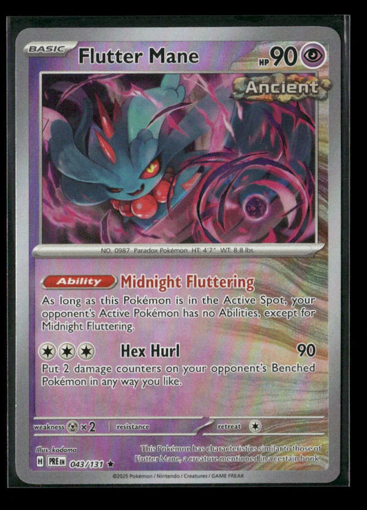 Flutter Mane (Poke Ball Pattern) Rare SV: Prismatic Evolutions 043/131 NM - Kang's Collectibles