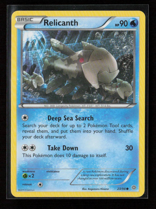 Relicanth Common XY - Ancient Origins 23/98 NM - Kang's Collectibles