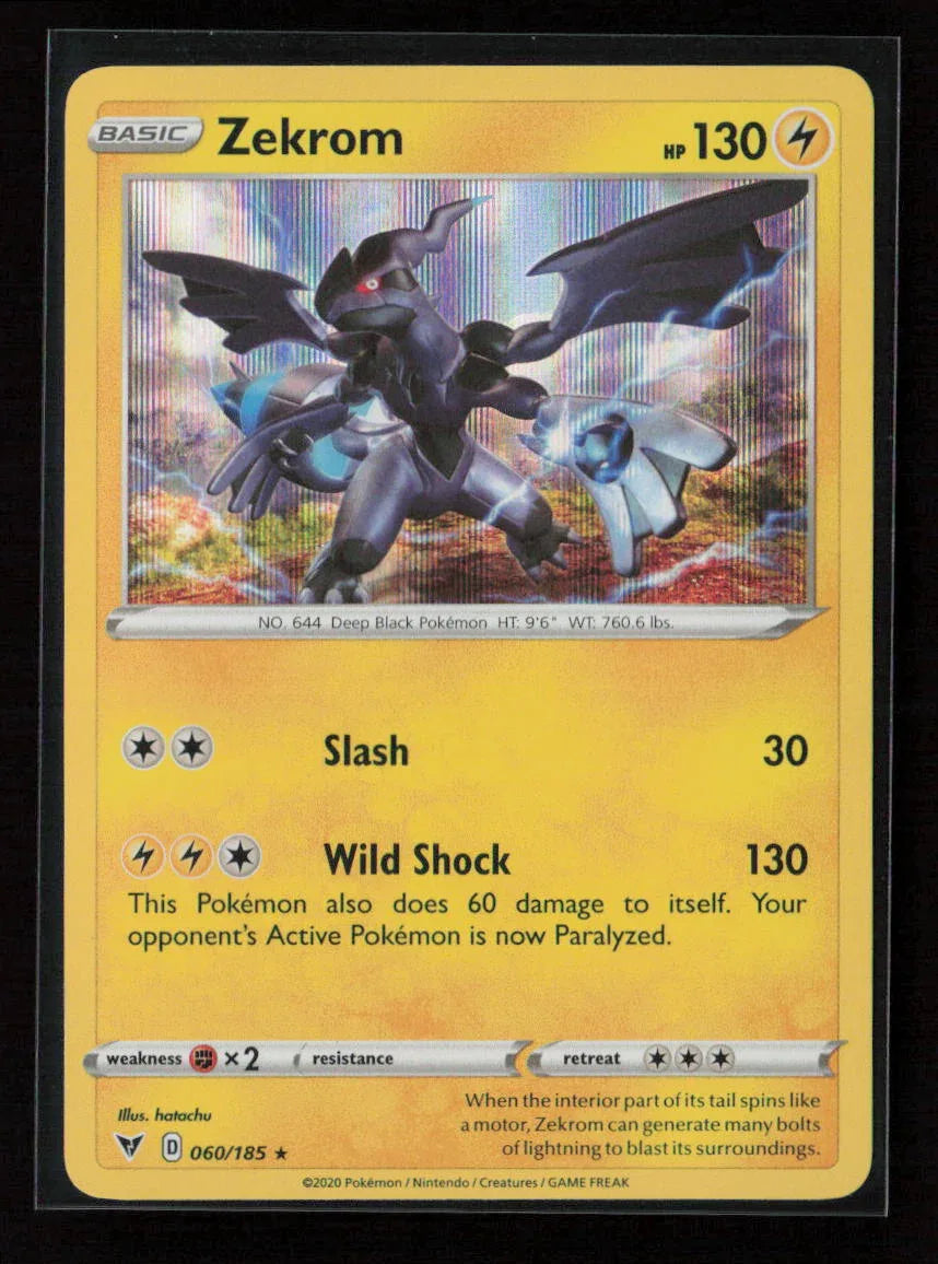 Zekrom Holo Rare SWSH04: Vivid Voltage 060/185 NM - Kang's Collectibles