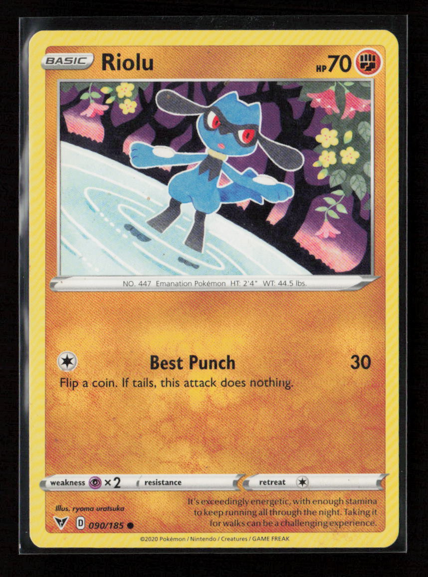 Riolu Common SWSH04: Vivid Voltage 090/185 LP