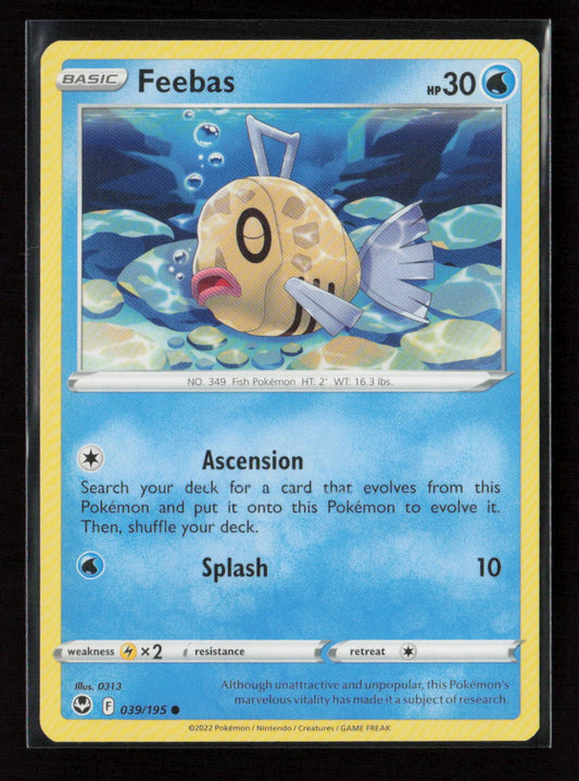 Feebas Common SWSH12: Silver Tempest 039/195 LP