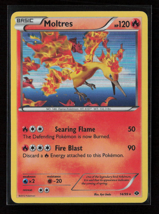 Moltres Holo Rare Next Destinies 14/99 LP