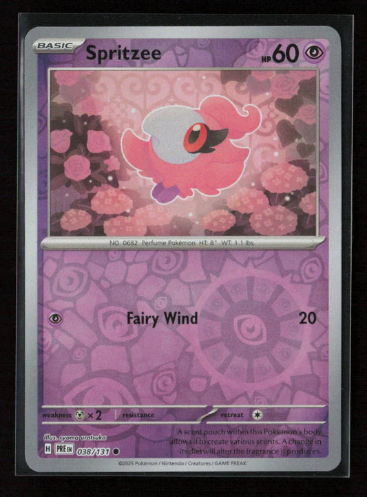 Spritzee Common SV: Prismatic Evolutions 038/131 NM - Kang's Collectibles