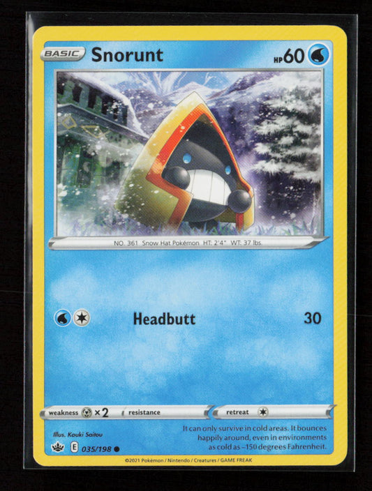 Snorunt Common SWSH06: Chilling Reign 035/198 LP