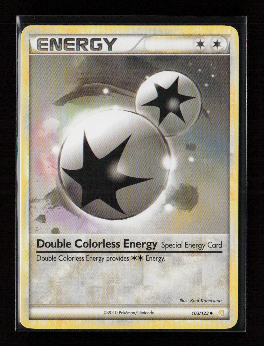 Double Colorless Energy Uncommon HeartGold SoulSilver 103/123 LP - Kang's Collectibles