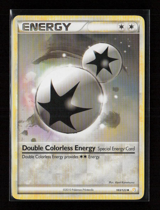 Double Colorless Energy Uncommon HeartGold SoulSilver 103/123 LP - Kang's Collectibles