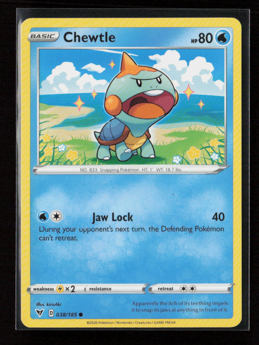 Chewtle Common SWSH04: Vivid Voltage 038/185 LP