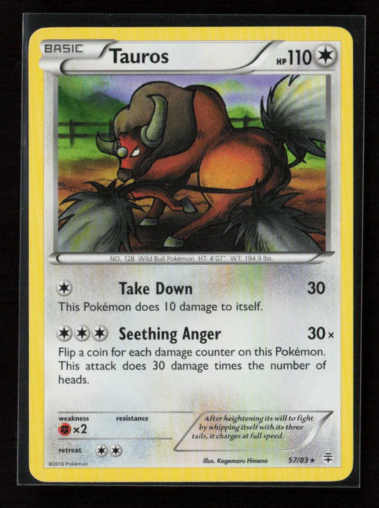 Tauros Rare Generations 57/83 NM - Kang's Collectibles