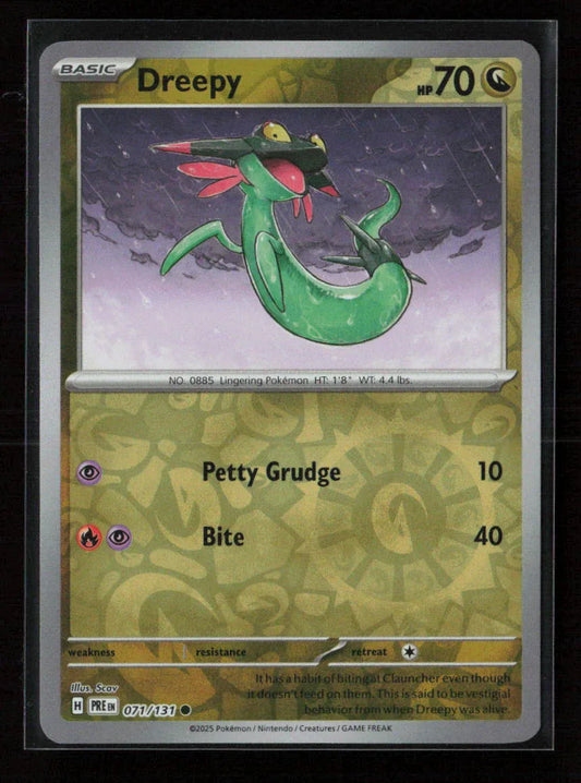 Dreepy Common SV: Prismatic Evolutions 071/131 NM - Kang's Collectibles