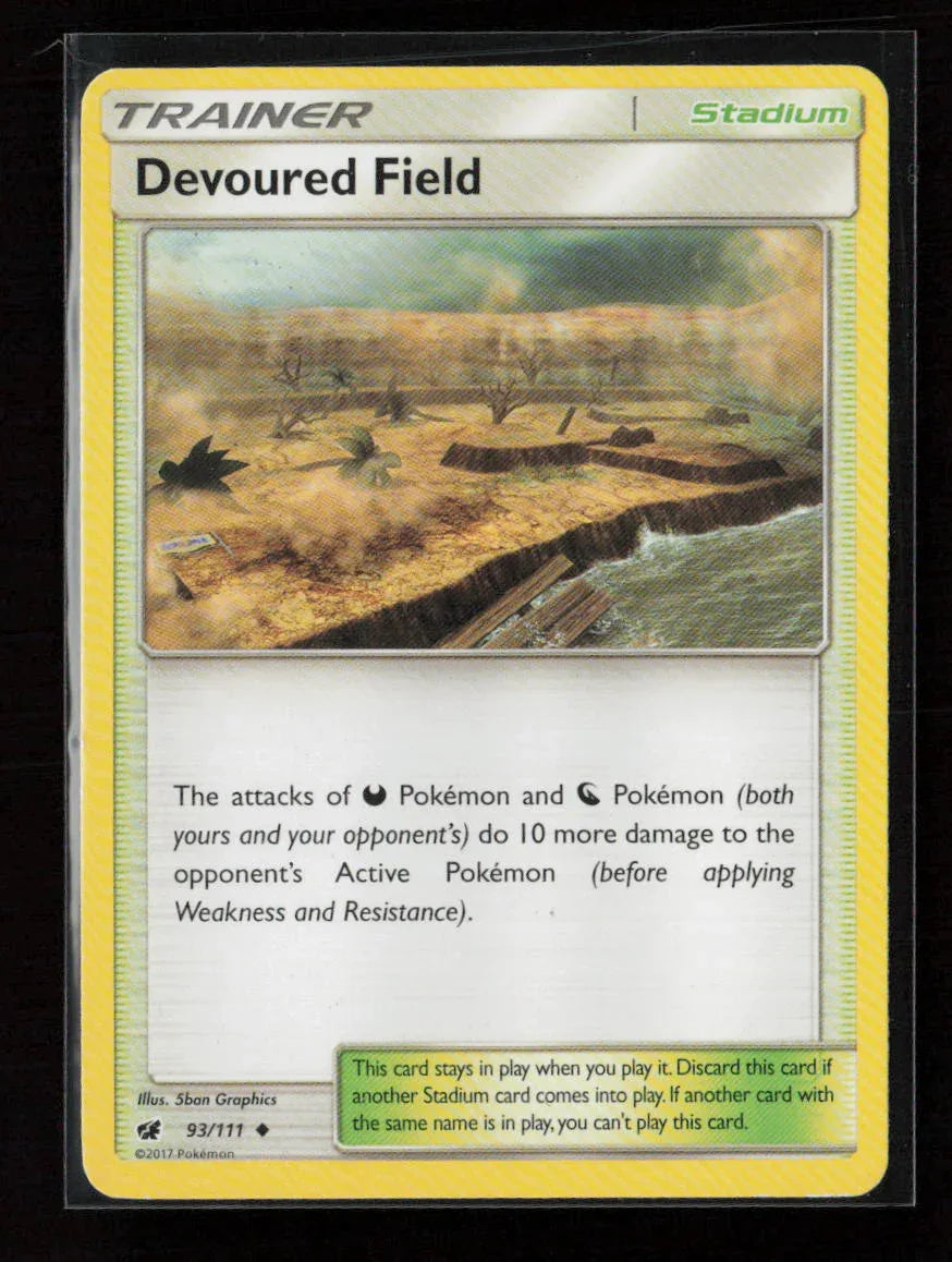 Devoured Field Uncommon SM - Crimson Invasion 93/111 LP - Kang's Collectibles