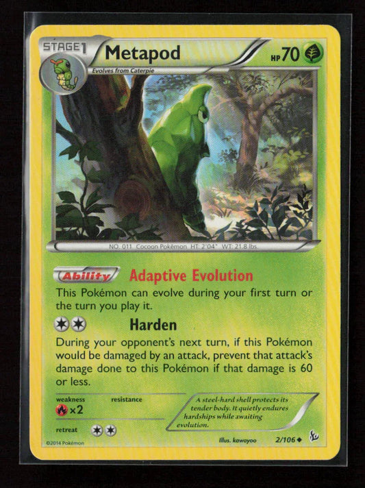 Metapod Uncommon XY - Flashfire 2/106 NM - Kang's Collectibles