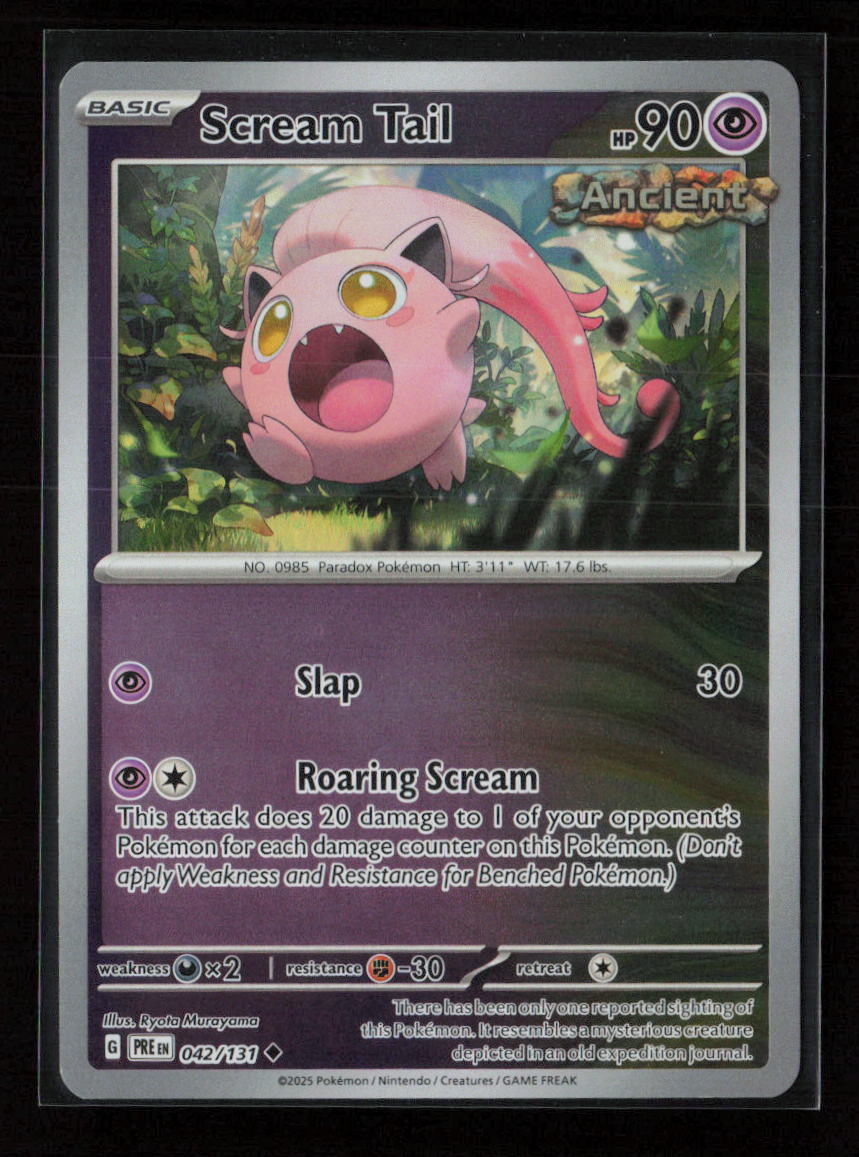 Scream Tail Uncommon SV: Prismatic Evolutions 042/131 NM