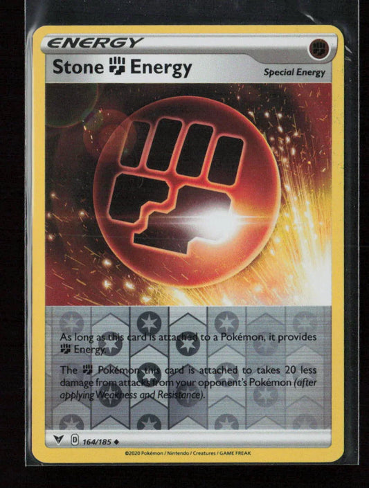 Stone Fighting Energy Uncommon SWSH04: Vivid Voltage 164/185 LP - Kang's Collectibles