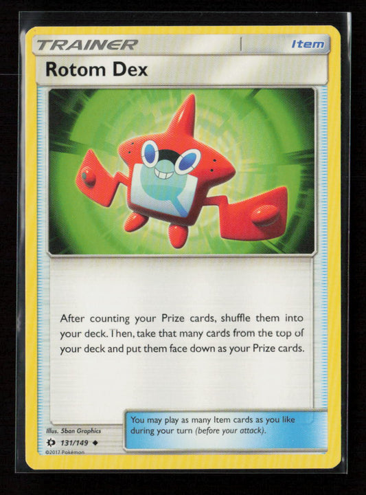 Rotom Dex Uncommon SM Base Set 131/149 LP