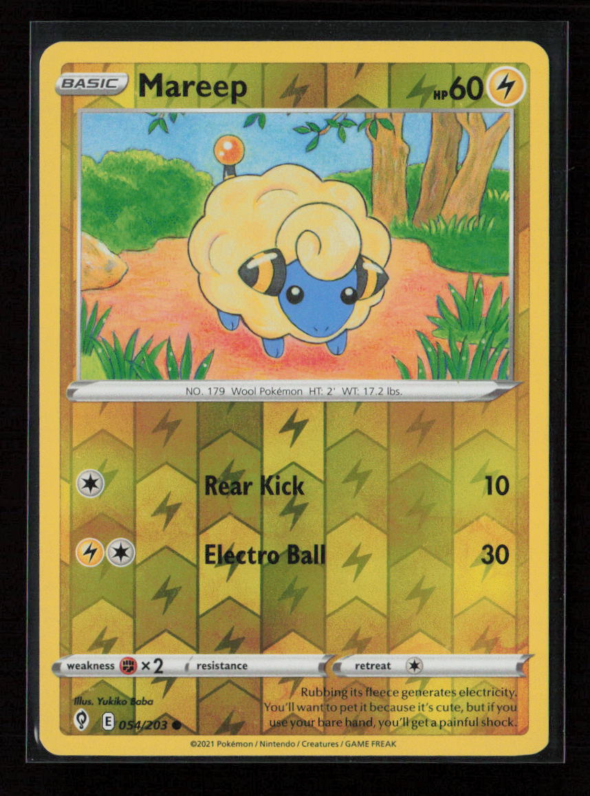Mareep Common SWSH07: Evolving Skies 054/203 NM