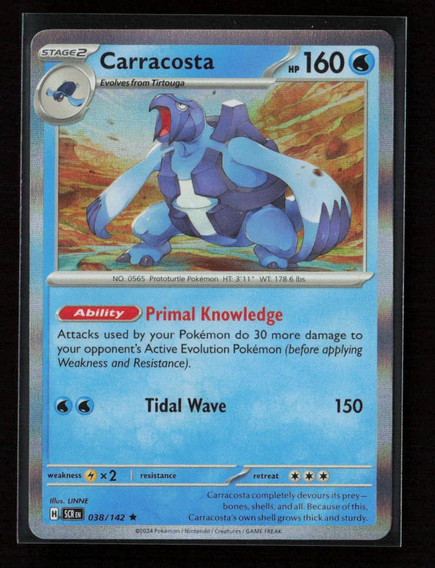 Carracosta Rare SV07: Stellar Crown 038/142 NM - Kang's Collectibles