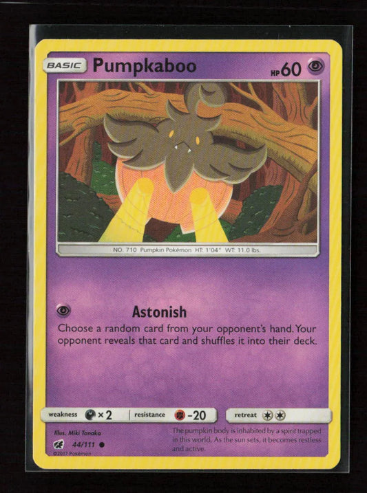 Pumpkaboo Common SM - Crimson Invasion 44/111 LP - Kang's Collectibles