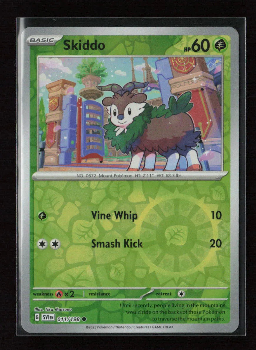 Skiddo Common SV01: Scarlet & Violet Base Set 011/198 NM - Kang's Collectibles