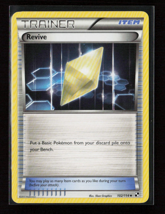 Revive Uncommon Black and White 102/114 NM