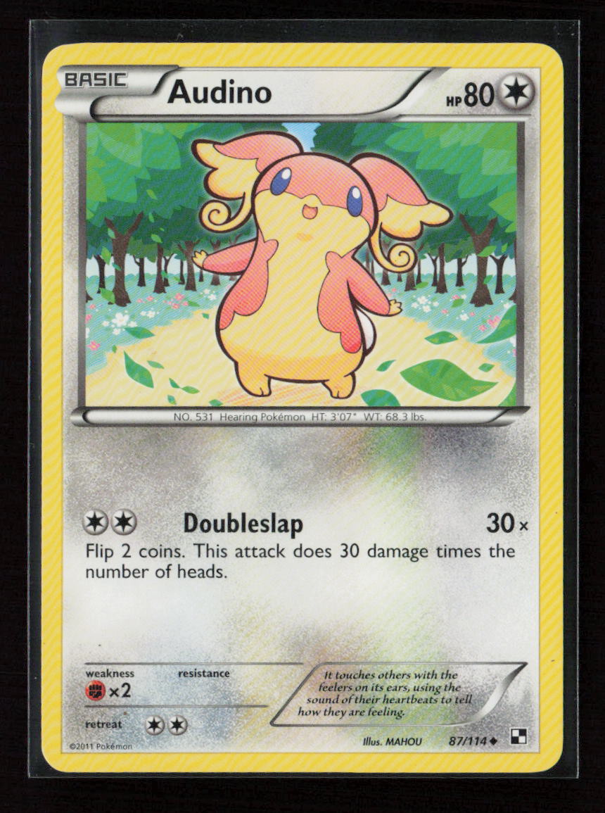 Audino Uncommon Black and White 87/114 MP