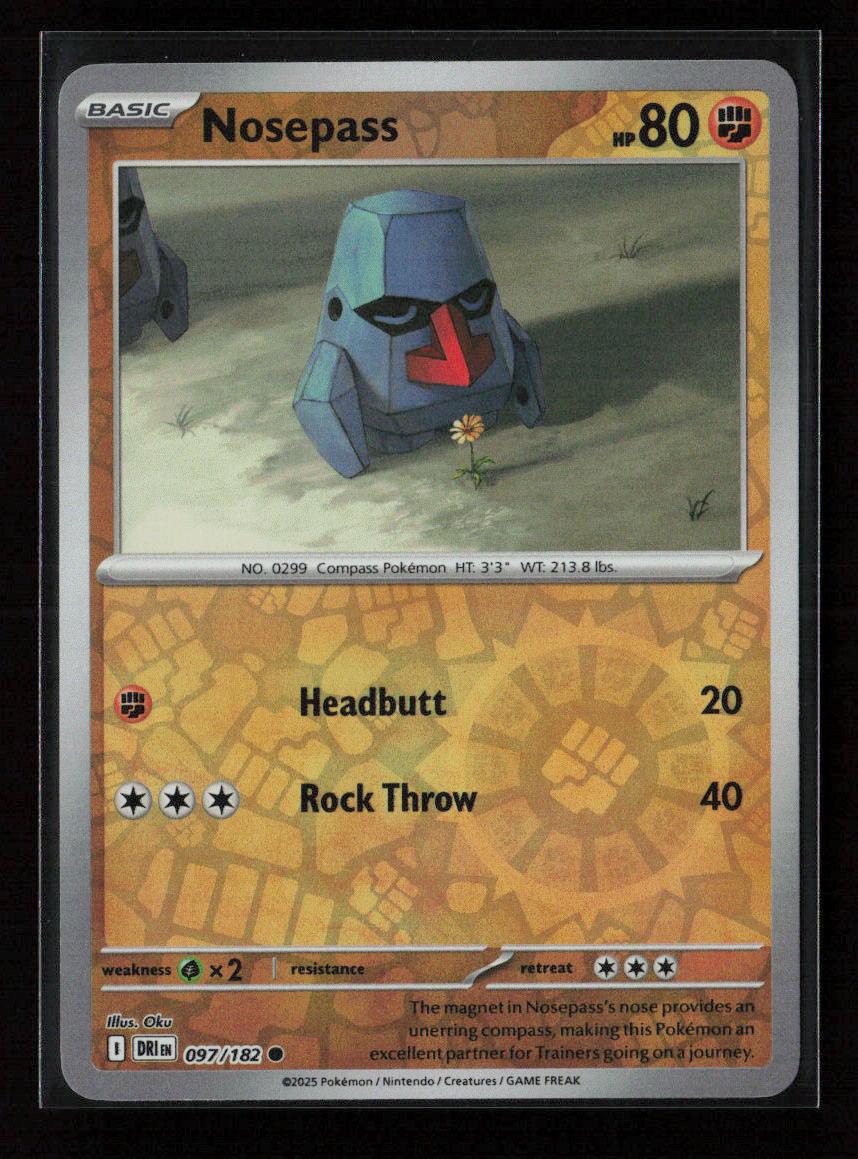 Nosepass Common SV10: Destined Rivals 097/182 NM - Kang's Collectibles