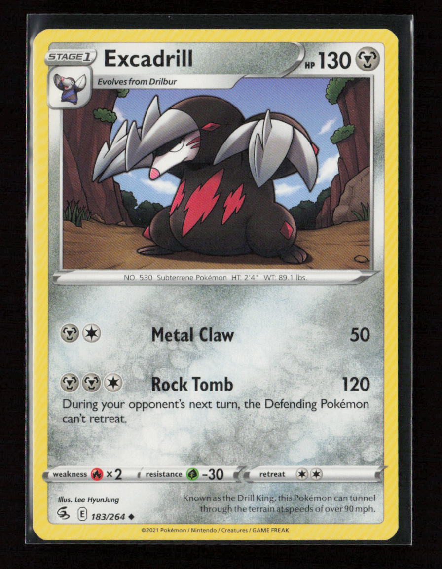 Excadrill Uncommon SWSH08: Fusion Strike 183/264 LP