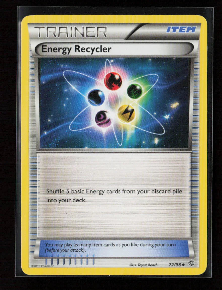 Energy Recycler Uncommon XY - Ancient Origins 72/98 NM - Kang's Collectibles
