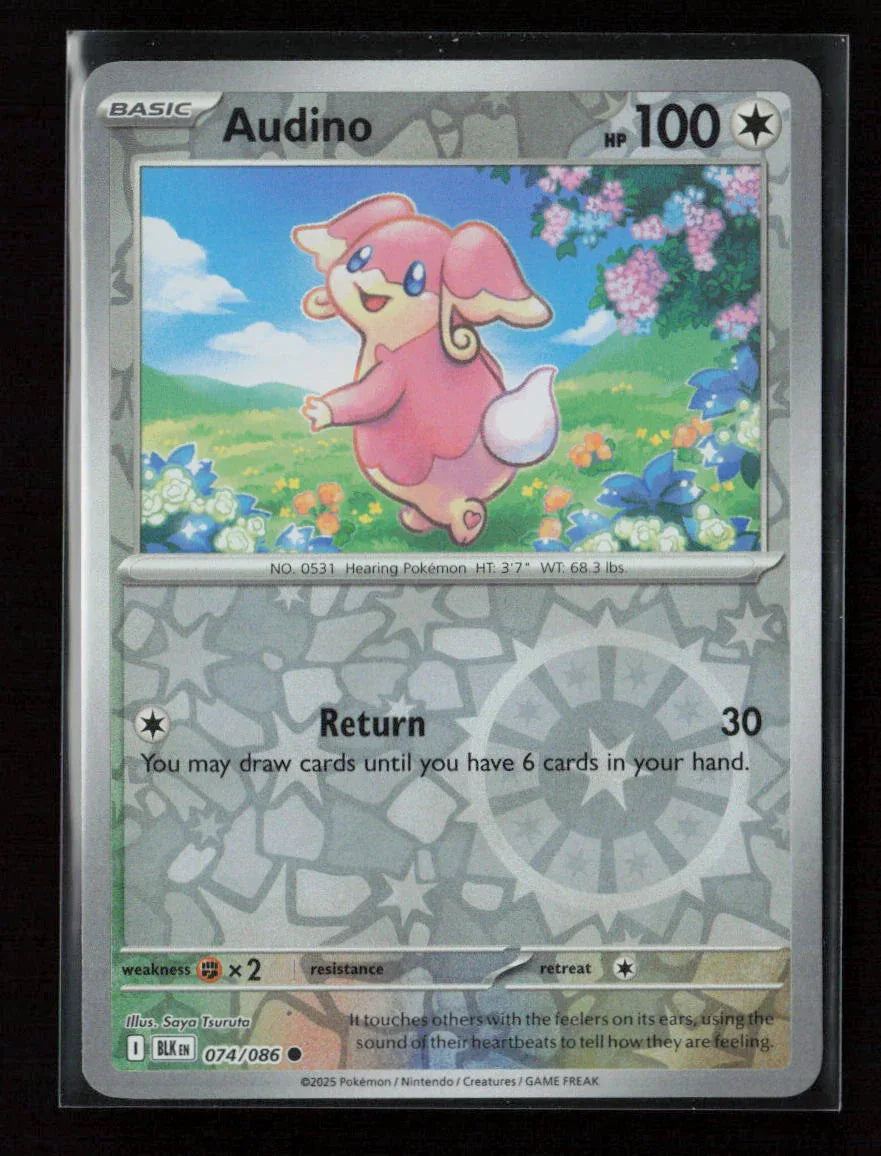 Audino - Common SV: Black Bolt 074/086 NM - Kang's Collectibles