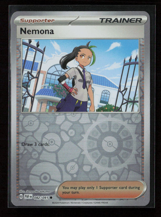 Nemona - Common SV: Paldean Fates 082/091 NM