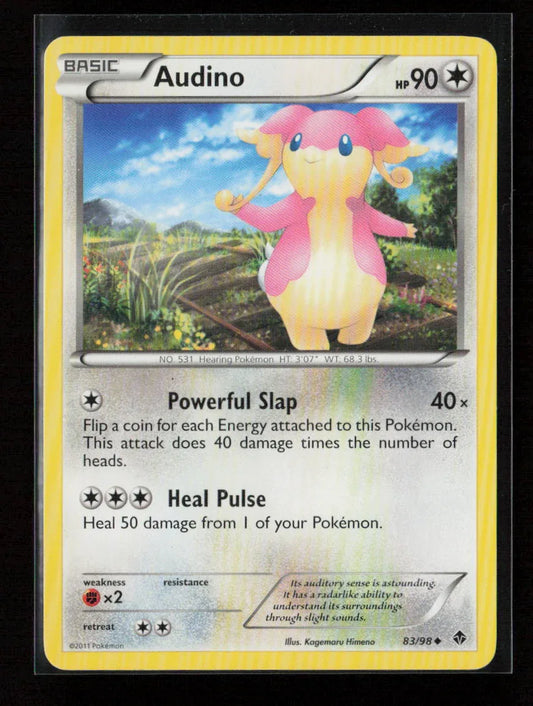 Audino Uncommon Emerging Powers 83/98 NM - Kang's Collectibles