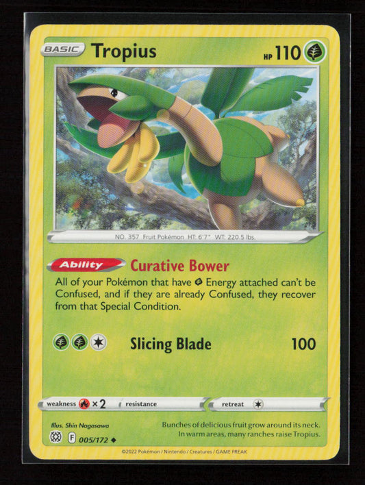 Tropius Uncommon SWSH09: Brilliant Stars 005/172 NM
