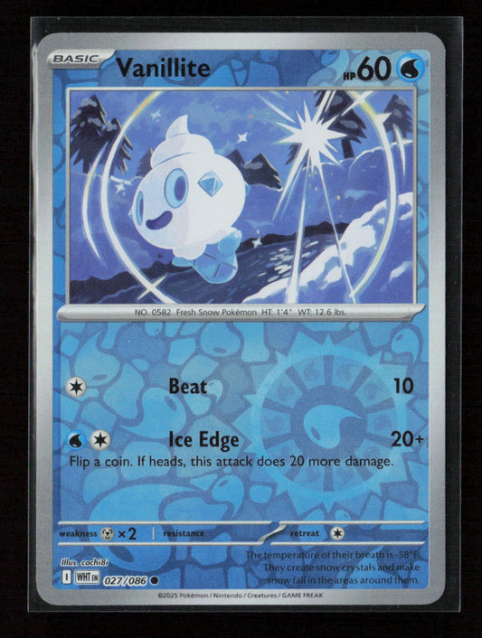 Vanillite Common SV: White Flare 027/086 NM