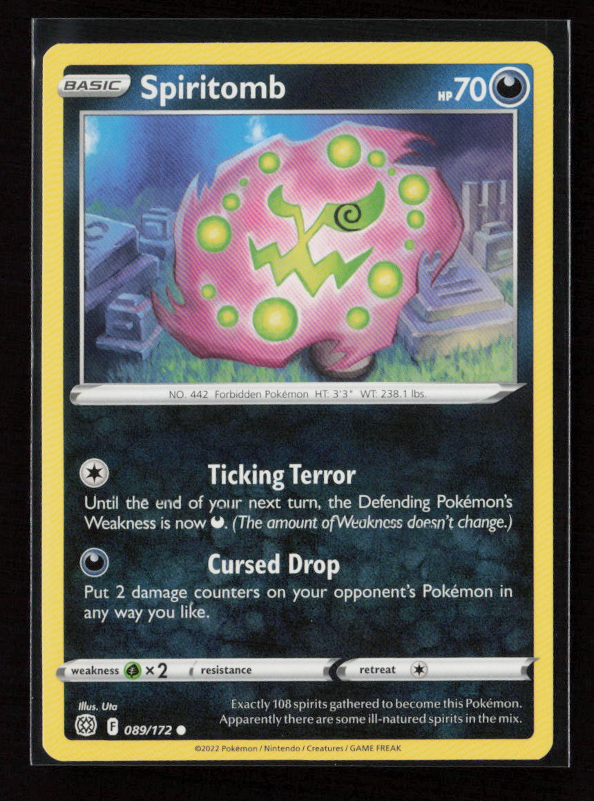 Spiritomb Common SWSH09: Brilliant Stars 089/172 LP