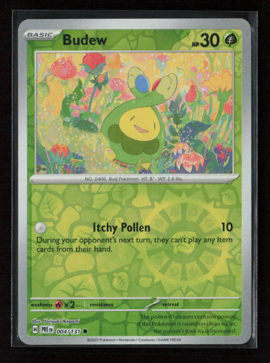 Budew Common SV: Prismatic Evolutions 004/131 NM - Kang's Collectibles