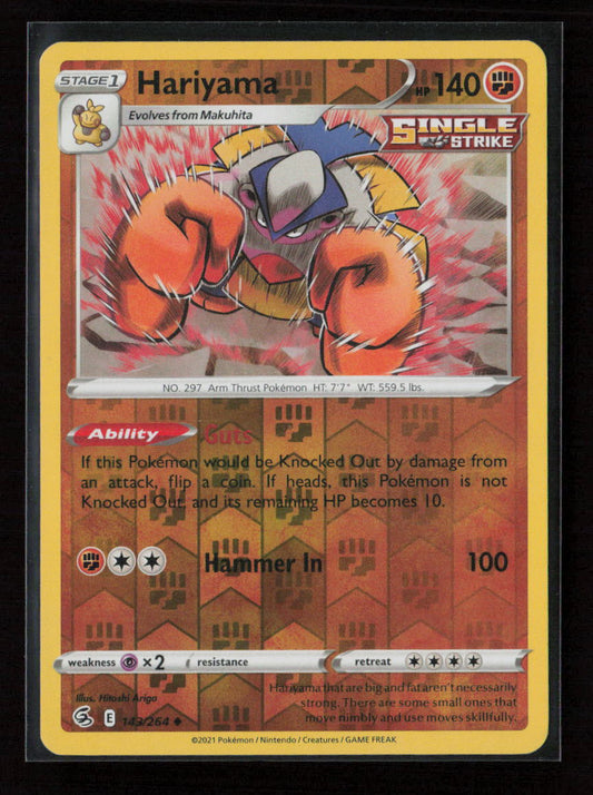 Hariyama Uncommon SWSH08: Fusion Strike 143/264 LP